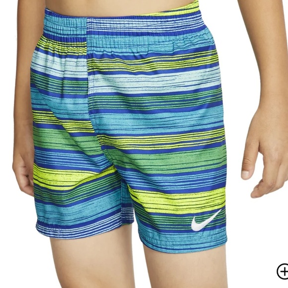 Nike multicolor stripe breaker mesh lined 8” volley swim shorts - Picture 10 of 11